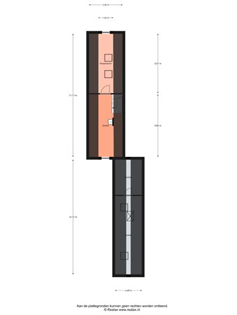 Floorplan - Dorpsstraat 54, 3751 ES Bunschoten-Spakenburg